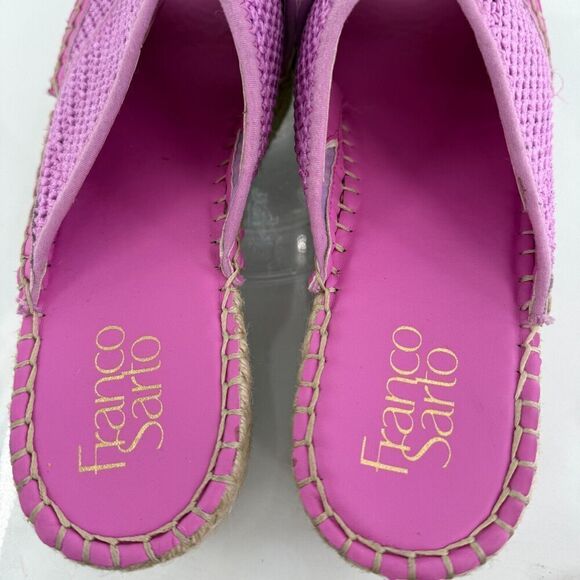Franco Sarto Women's Pamala Sandal Size 10 Wedge Platform Pink Espadrille - Picture 4 of 13